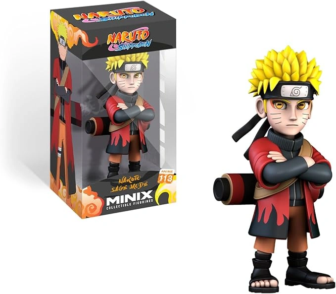 MINIX - Anime #133 - Naruto Shippuden - Naruto Sage Mode - Figurine à Collectionner 12 cm
