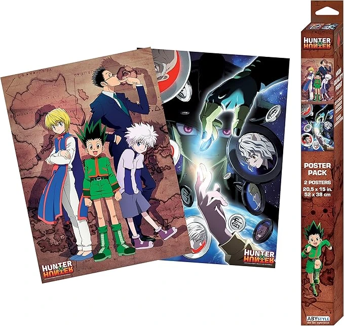 ABYSTYLE - HUNTER X HUNTER - Set 2 Chibi Posters - Groupes (52x38cm)