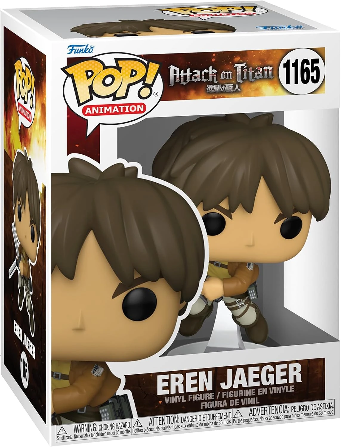 Funko Pop! Animation: Attack on Titan - Eren Jaeger - Produits Officiels