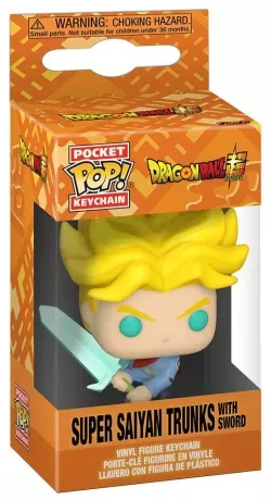Funko Pop! Keychain: DBZ - SUPER SAIYAN TRUNKS AVEC L'ÉPÉE DE L'ESPOIR
